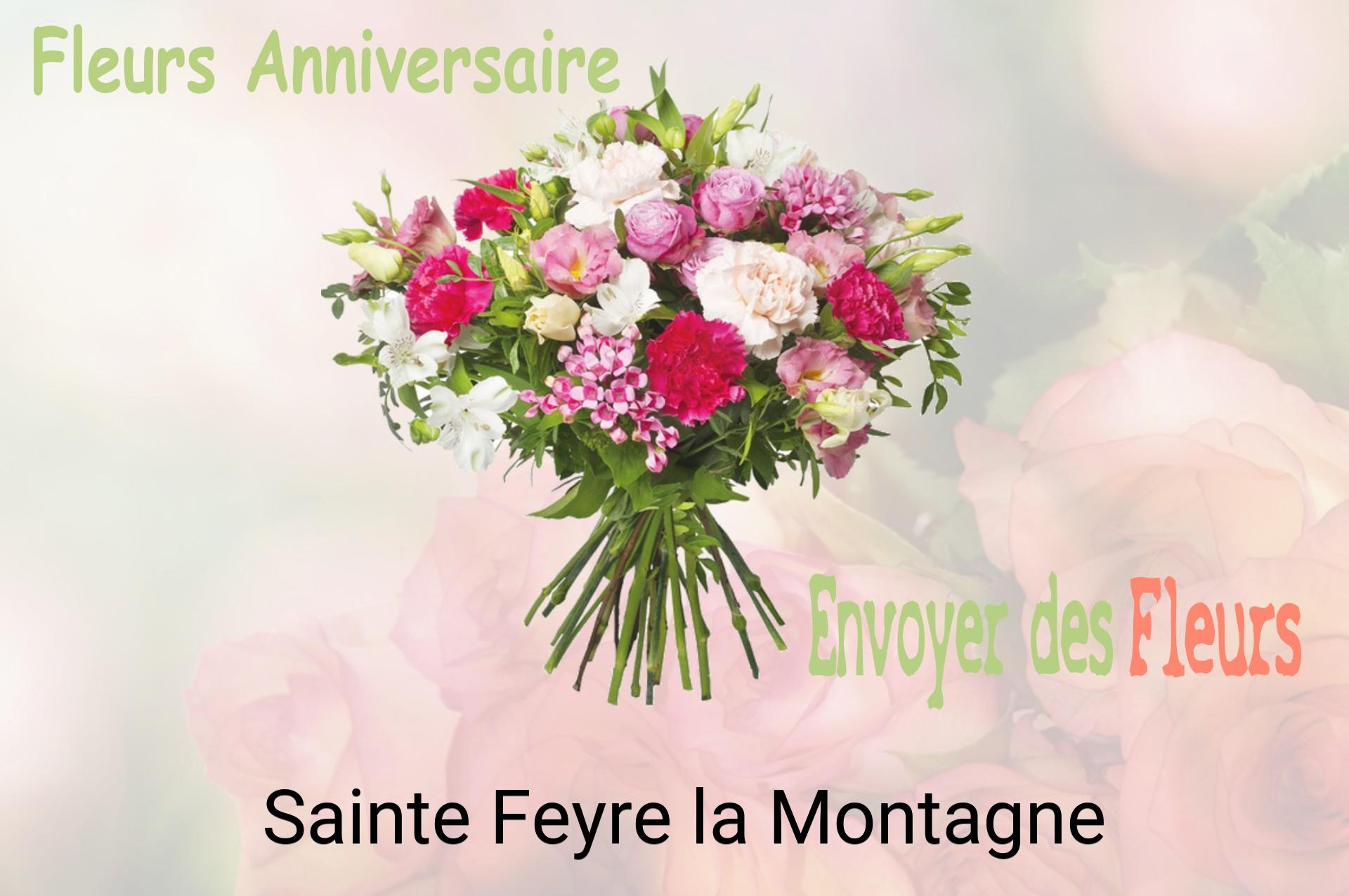 Bouquet de fleurs d’anniversaire livré à Sainte-Feyre-la-Montagne