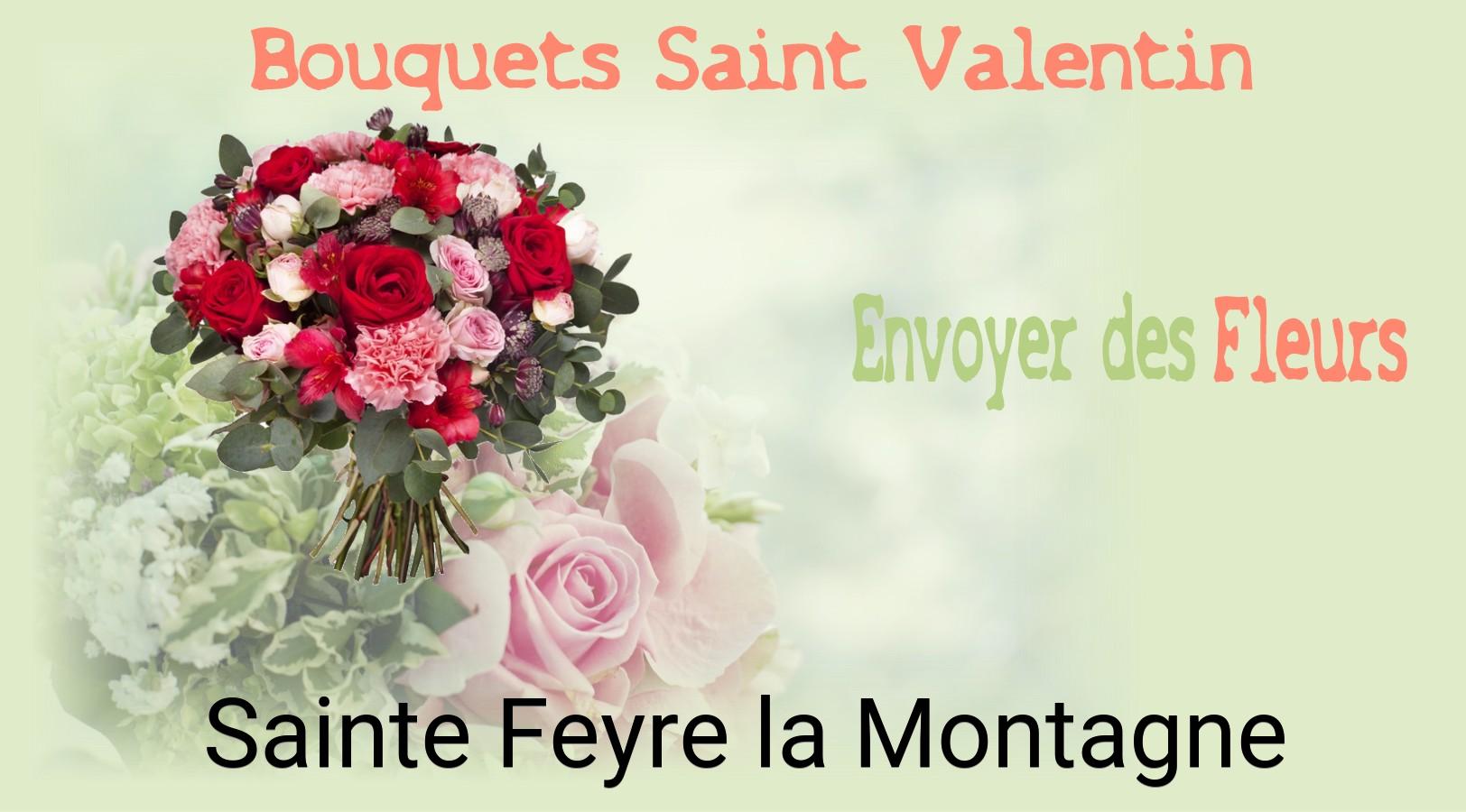 Roses de Saint-Valentin livrées à Sainte-Feyre-la-Montagne